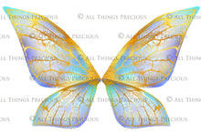 Load image into Gallery viewer, PRINTABLE FAIRY WINGS for Art Dolls - Set 13
