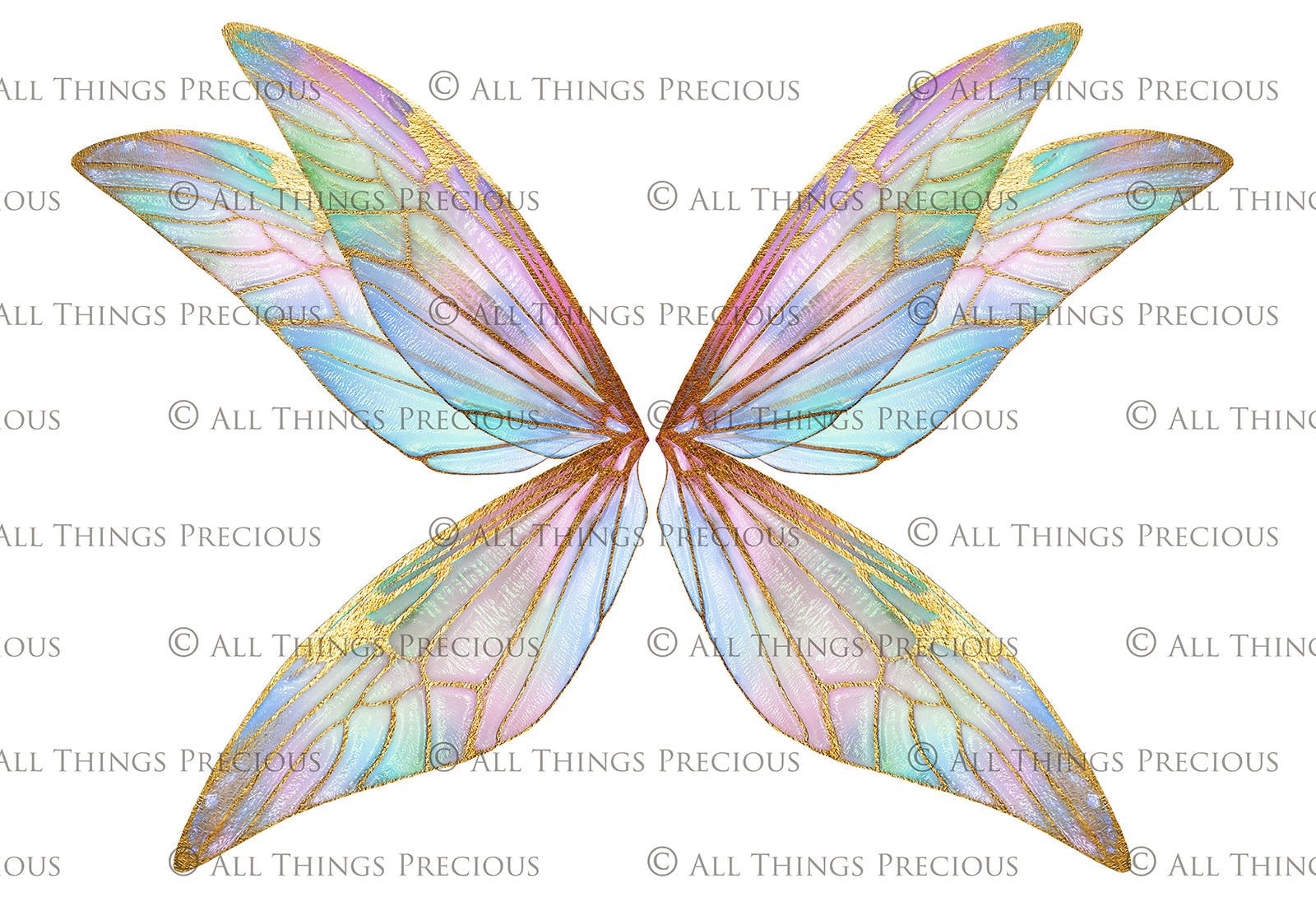 Digital Overlays for Photographers. Fairy Wings. High resolution, fine art digital assets for creating fantasy art.  Png overlay with transparent background. Magical Edit. Png Photo Overlays. Graphic design assets.