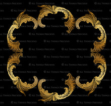 Load image into Gallery viewer, VINTAGE ORNAMENTAL GOLD Frames - Clipart
