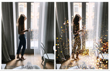 Load image into Gallery viewer, 20 GOLD GLITTER Digital Overlays

