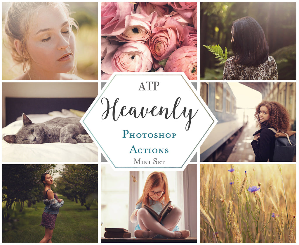 Photoshop Actions for Photography Edits. PS atn files are compatible with all versions of PS CS6. Photoshop Actions for professional photographers, photo edits and Instagram influencers. Warm, Rich, Light, Matte. For Wedding, Newborn, Studio Photography. By ATP Textures