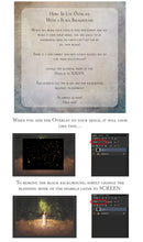 Load image into Gallery viewer, SUN FLARE Digital Overlays Set 4
