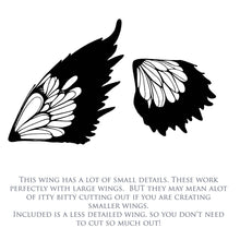 Load image into Gallery viewer, SVG FAIRY WINGS for CRICUT - Set 92

