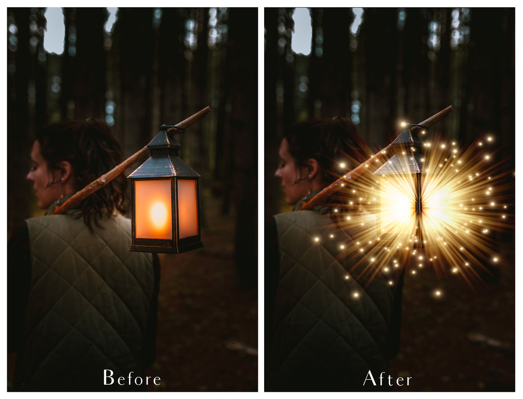 Png magical light overlays for fine art photography.Lantern light overlays, book magic overlays, sparkle overlays, High resolution Glow Overlays by ATP textures.