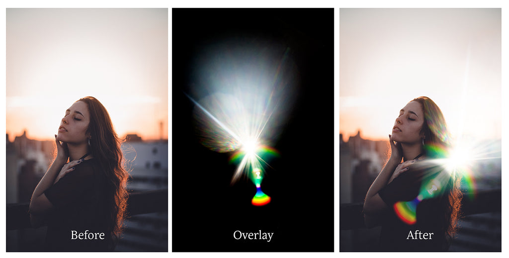 Jpeg Overlays for photographers. High resolution, Photoshop, Overlays bundle, Sunlight Overlays, Lens Flare, Sun flare, Light Leak Overlays by ATP textures.