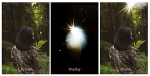 LENS FLARE Digital Overlays Set 2