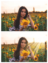 Load image into Gallery viewer, Png and Jpeg overlays for photographers. light beams, Sunlight, sunshine overlay, Sun flare overlay, sun rays, digital background, high resolution overlays by ATP textures.
