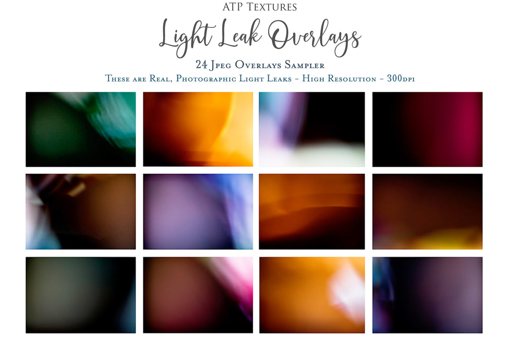 Light Leak Overlays for photography. Colour, fine art photo editing. High resolution. Graphic colour assets for photographers. Digital download design. Peek through soft colour add on. Bundles for inspiration. Beautiful design. Creative Photo Professional quality. Atp textures.