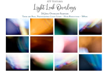Load image into Gallery viewer, 24 LIGHT LEAK FLARE Set 5 Digital Overlays
