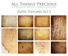 Load image into Gallery viewer, 10 Fine Art TEXTURES - PAPER Set 2
