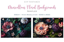 Load image into Gallery viewer, Digital Background for photography, digital art and print. Flower backgrounds are in high resolution, 300dpi, in rich colours. These are created in AI and have been edited, resized and created with photographers in mind. Print as a backdrop or art.
