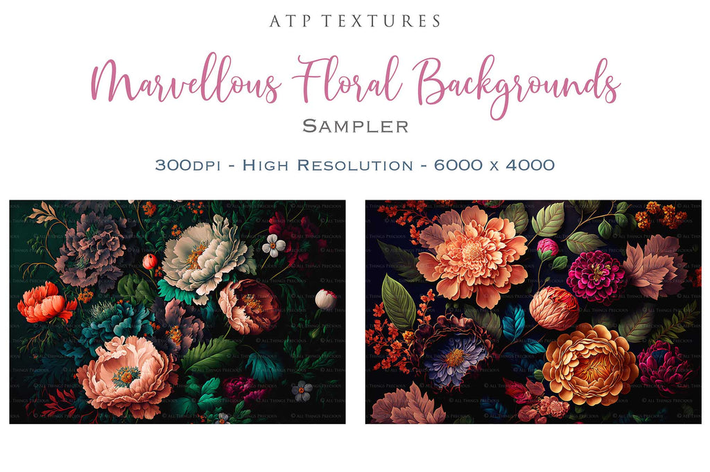 Digital Background for photography, digital art and print. Flower backgrounds are in high resolution, 300dpi, in rich colours. These are created in AI and have been edited, resized and created with photographers in mind. Print as a backdrop or art.