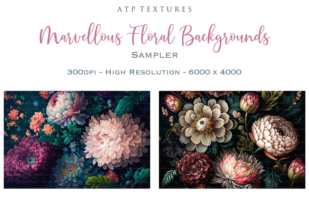 Digital Background for photography, digital art and print. Flower backgrounds are in high resolution, 300dpi, in rich colours. These are created in AI and have been edited, resized and created with photographers in mind. Print as a backdrop or art.