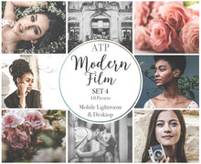 Load image into Gallery viewer, MODERN FILM Set 4 Lightroom Presets - For Mobile and Desktop
