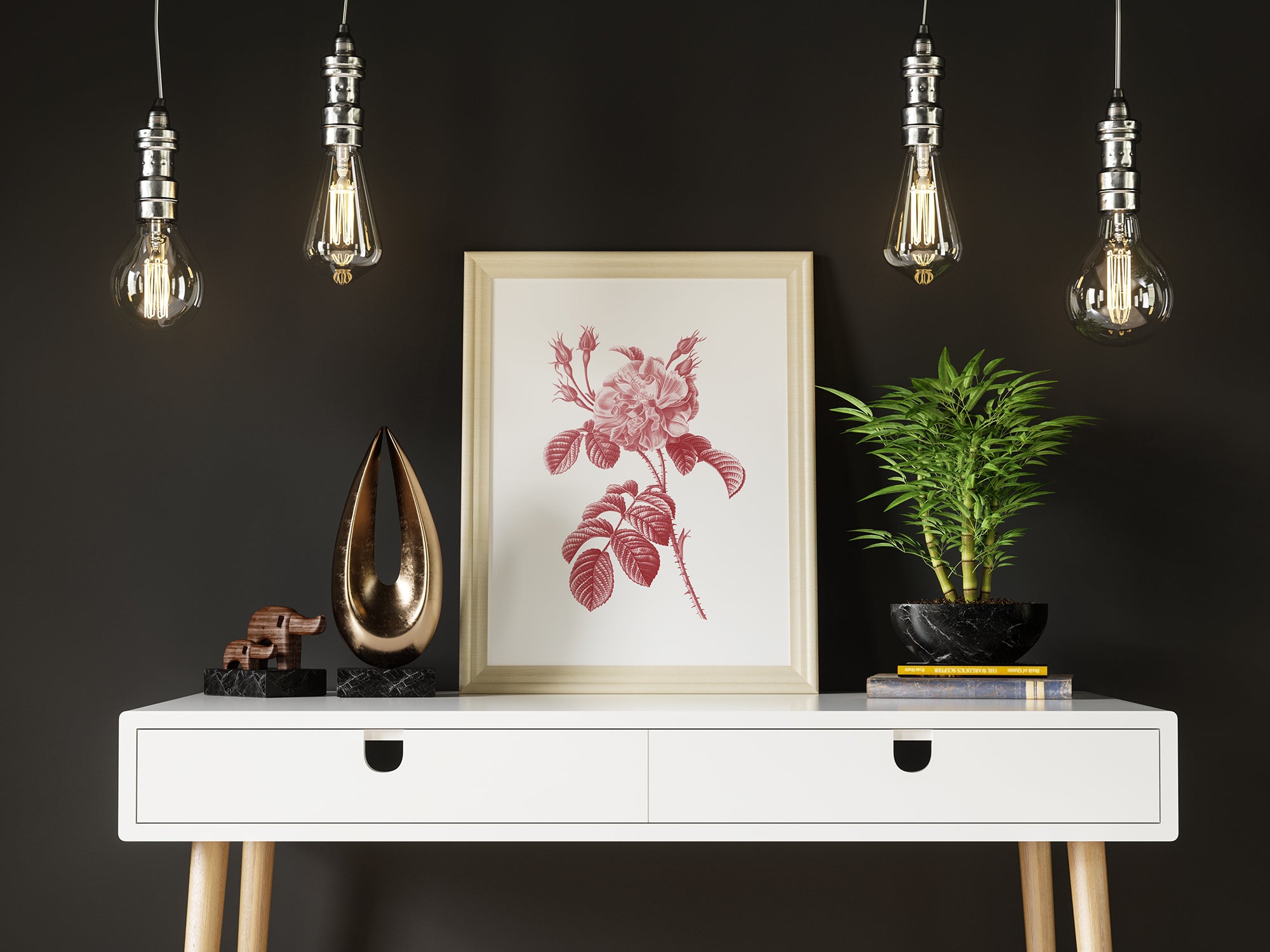 Floral PINK No.5 - DIGITAL PRINT