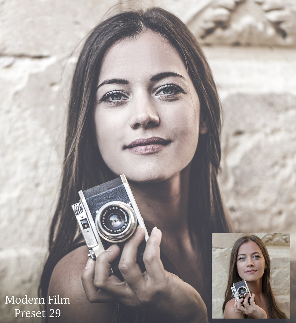 MODERN FILM Set 6 Lightroom Presets - For Mobile and Desktop