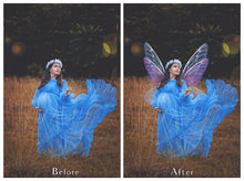 Load image into Gallery viewer, 25 Png MULTICOLOURED FAIRY WING Overlays Set 3
