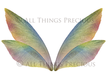 Load image into Gallery viewer, 20 Png NATURE FAIRY WING Overlays Set 1
