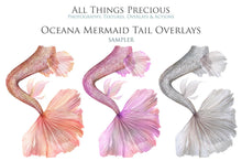Load image into Gallery viewer, OCEANA MERMAID TAILS - Digital Overlays
