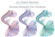 Load image into Gallery viewer, OCEANA MERMAID TAILS - Digital Overlays
