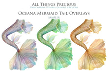 Load image into Gallery viewer, OCEANA MERMAID TAILS - Digital Overlays
