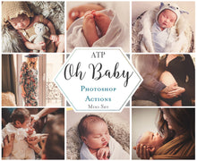 Load image into Gallery viewer, OH BABY Mini Set Photoshop Actions
