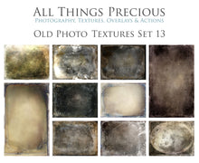 Load image into Gallery viewer, 10 OLD PHOTO Fine Art TEXTURES - Set 13
