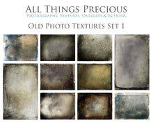 Load image into Gallery viewer, 10 OLD PHOTO Fine Art TEXTURES - Set 1
