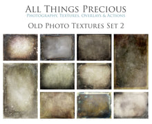 Load image into Gallery viewer, 10 OLD PHOTO Fine Art TEXTURES - Set 2
