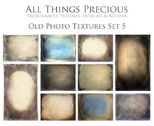 Load image into Gallery viewer, 10 OLD PHOTO Fine Art TEXTURES - Set 5
