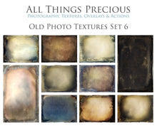 Load image into Gallery viewer, 10 OLD PHOTO Fine Art TEXTURES - Set 6
