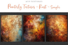 Load image into Gallery viewer, 15 Painterly Textures - RUST - Set 1
