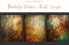 Load image into Gallery viewer, 15 Painterly Textures - RUST - Set 4
