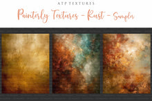 Load image into Gallery viewer, 15 Painterly Textures - RUST - Set 4
