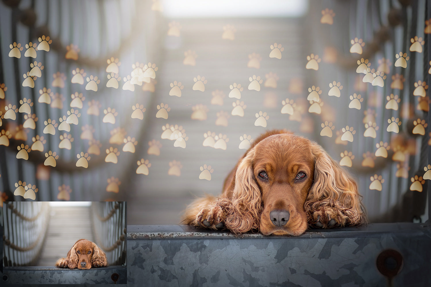 Overlays for photographers, Photoshop editing, digital art, pet photography, pet overlays, dog, paw prints clipart, high resolution by ATP Textures.