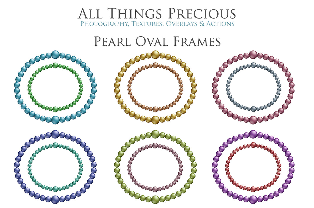 PEARL FRAME Clipart  - FREE DOWNLOAD