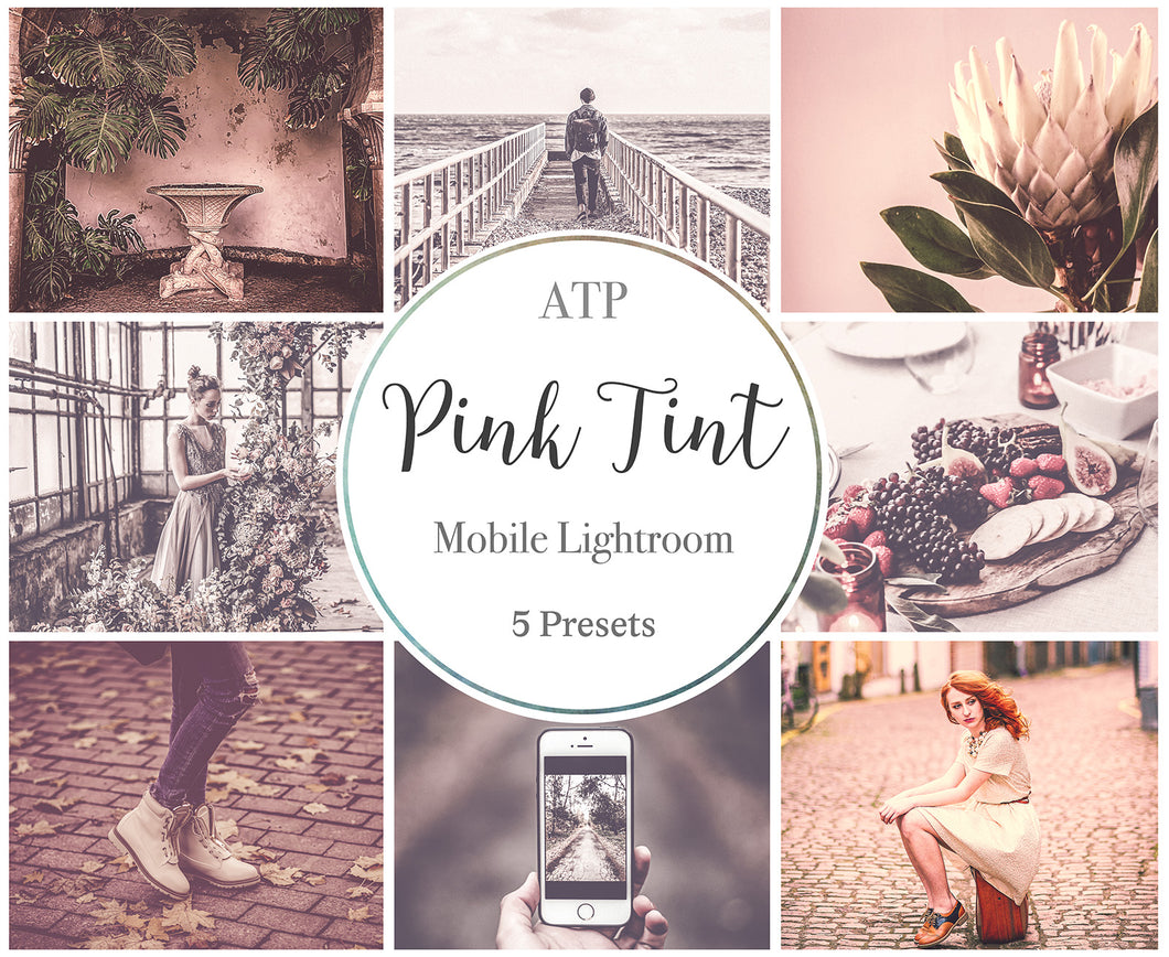 PINK TINT Lightroom Presets - For Mobile and Desktop