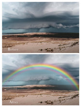 Load image into Gallery viewer, Png Overlays, Rainbow overlays for fine art photography.Photo Overlay, Sun flare overlay, Png clipart, rainbow clipart, high resolution by ATP textures.
