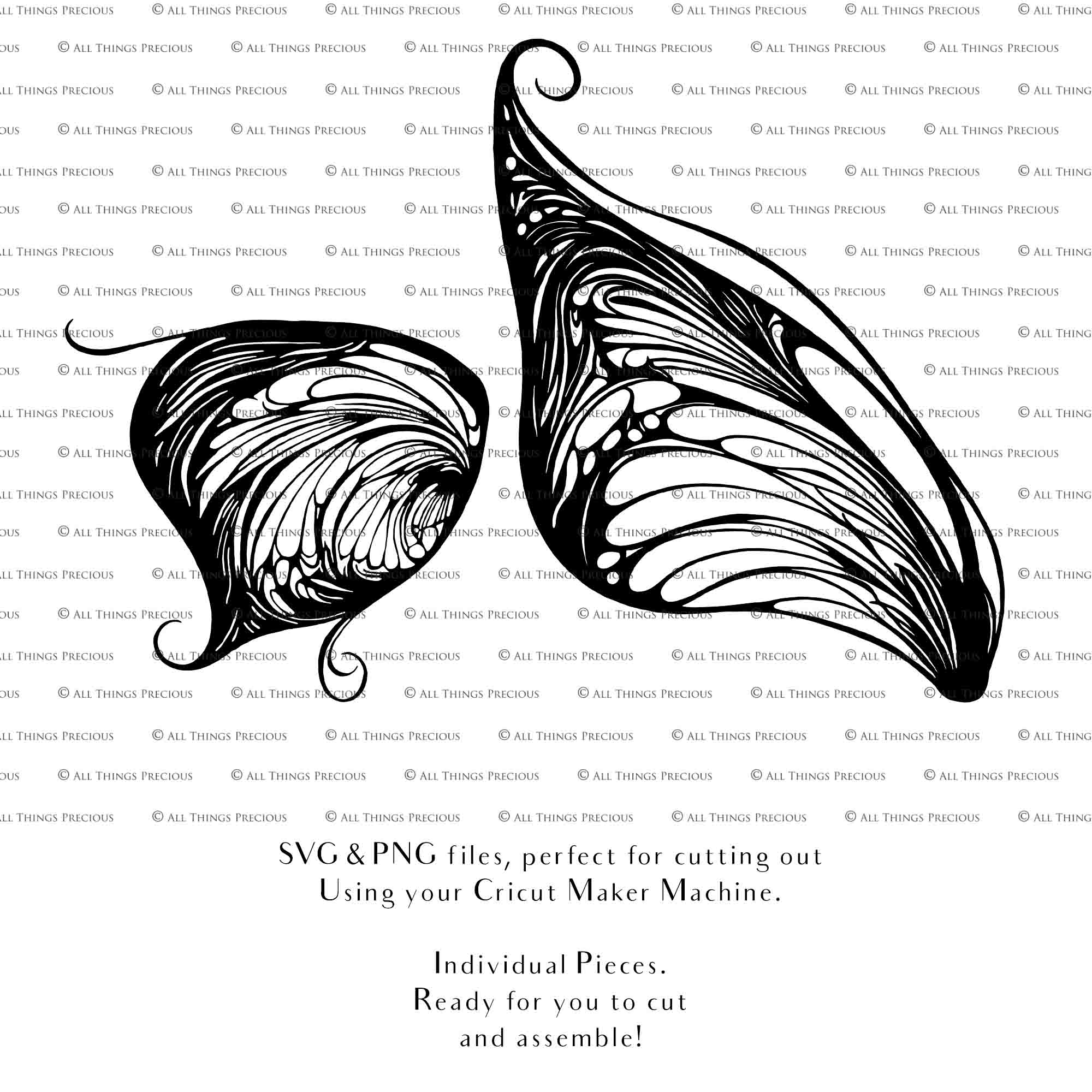 SVG FAIRY WINGS for CRICUT - Set 103