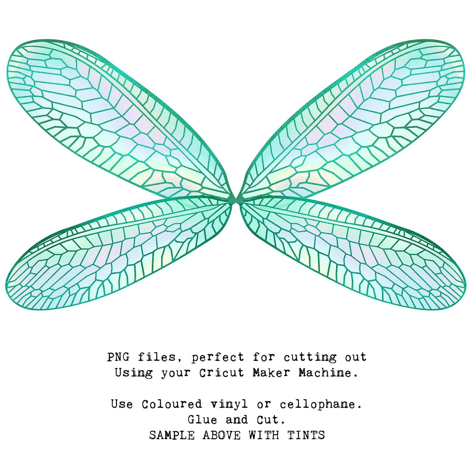 SVG & PNG Fairy Wing files for Cricut or Silhouette Cameo Cutting Machine. To create wearable fairy wings, in adult or children sizes.  Use this clipart design for Halloween Costumes, Fantasy or Cosplay or photography. These are Individual Wing Pieces, for you to cut and assemble. This is a digital product. 
