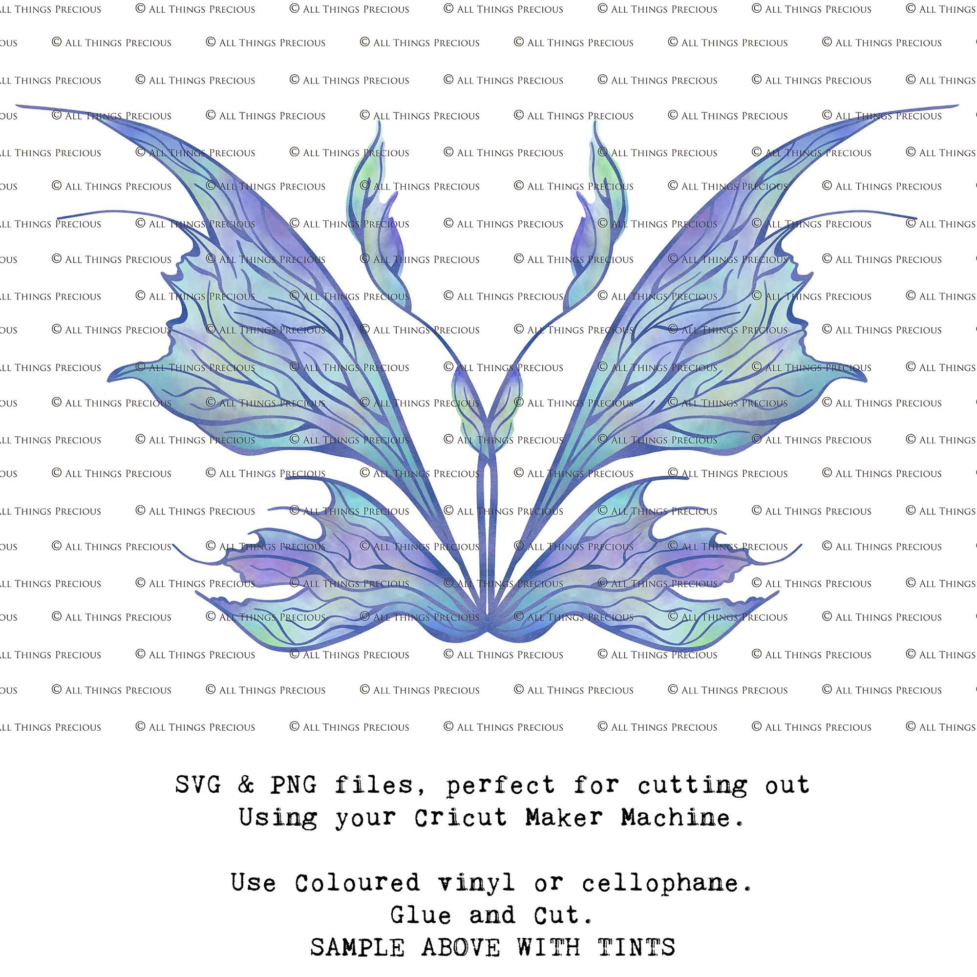 SVG & PNG Fairy Wing files for Cricut or Silhouette Cameo Cutting Machine. To create wearable fairy wings, in adult or children sizes.  Use this clipart design for Halloween Costumes, Fantasy or Cosplay or photography. Or use as ephemera in weddings, engagements or baby shower invitations. These are Individual wing parts, for you to cut and assemble. This is a digital product. 