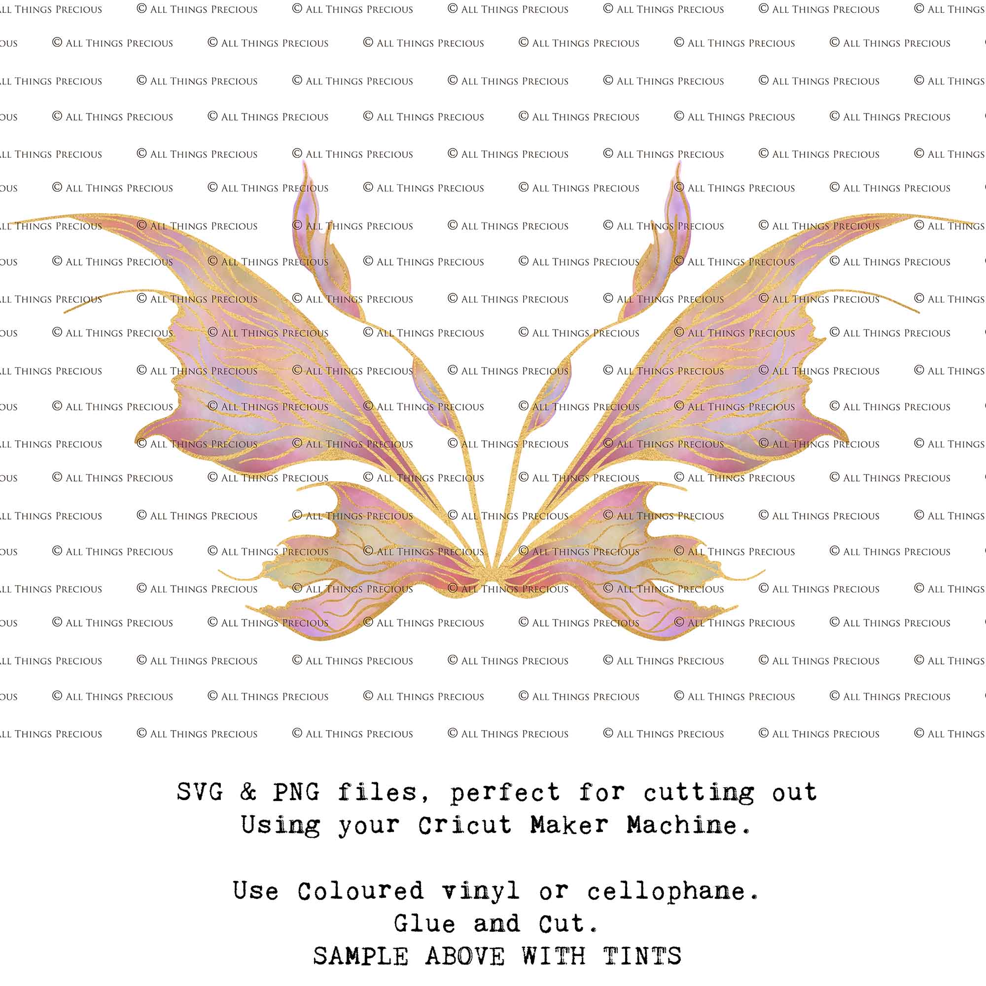 SVG & PNG Fairy Wing files for Cricut or Silhouette Cameo Cutting Machine. To create wearable fairy wings, in adult or children sizes.  Use this clipart design for Halloween Costumes, Fantasy or Cosplay or photography. Or use as ephemera in weddings, engagements or baby shower invitations. These are Individual wing parts, for you to cut and assemble. This is a digital product. 