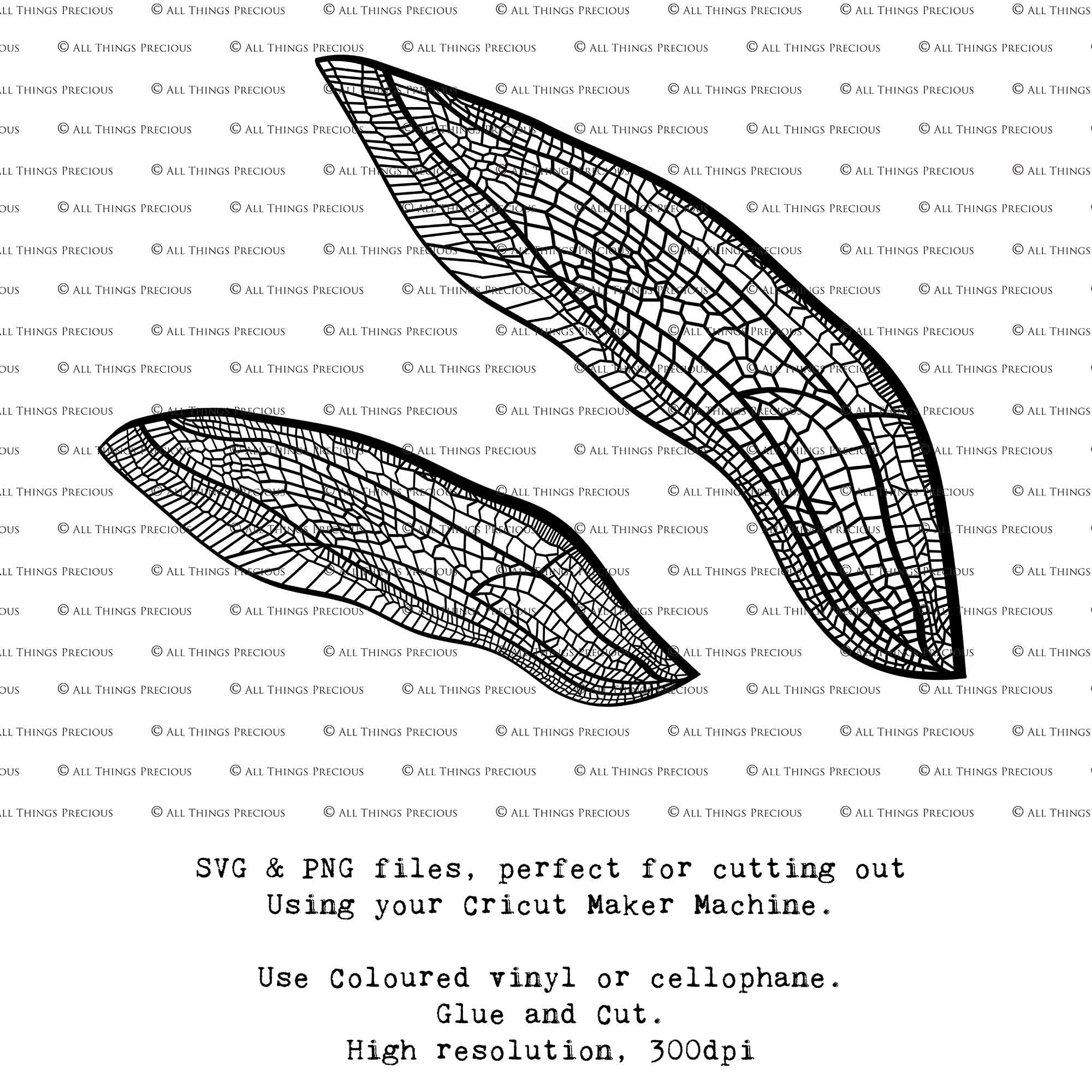 SVG & PNG Fairy Wing files for Cricut or Silhouette Cameo Cutting Machine. To create wearable fairy wings, in adult or children sizes.  Use this clipart design for Halloween Costumes, Fantasy or Cosplay or photography. Or use as ephemera in weddings, engagements or baby shower invitations. These are Individual wing parts, for you to cut and assemble. This is a digital product. 