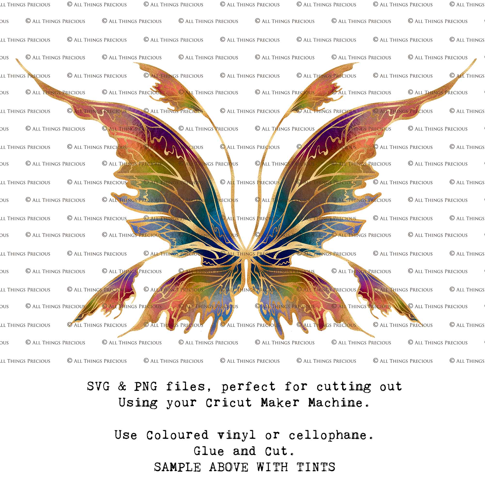 SVG & PNG Fairy Wing files for Cricut or Silhouette Cameo Cutting Machine. To create wearable fairy wings, in adult or children sizes.  Use this clipart design for Halloween Costumes, Fantasy or Cosplay or photography. Or use as ephemera in weddings, engagements or baby shower invitations. These are Individual wing parts, for you to cut and assemble. This is a digital product. 