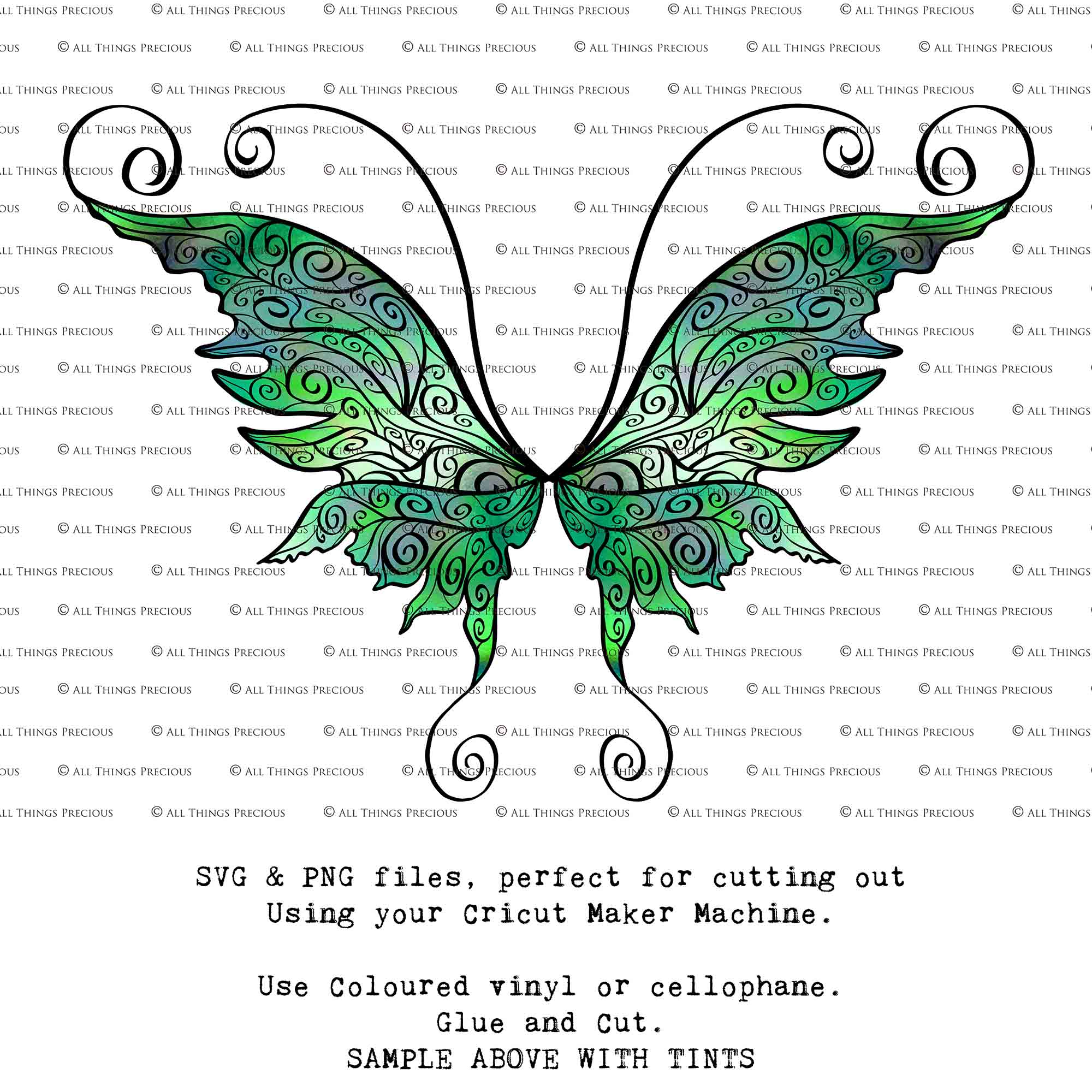 SVG & PNG Fairy Wing files for Cricut or Silhouette Cameo Cutting Machine. To create wearable fairy wings, in adult or children sizes.  Use this clipart design for Halloween Costumes, Fantasy or Cosplay or photography. Or use as ephemera in weddings, engagements or baby shower invitations. These are Individual wing parts, for you to cut and assemble. This is a digital product. 