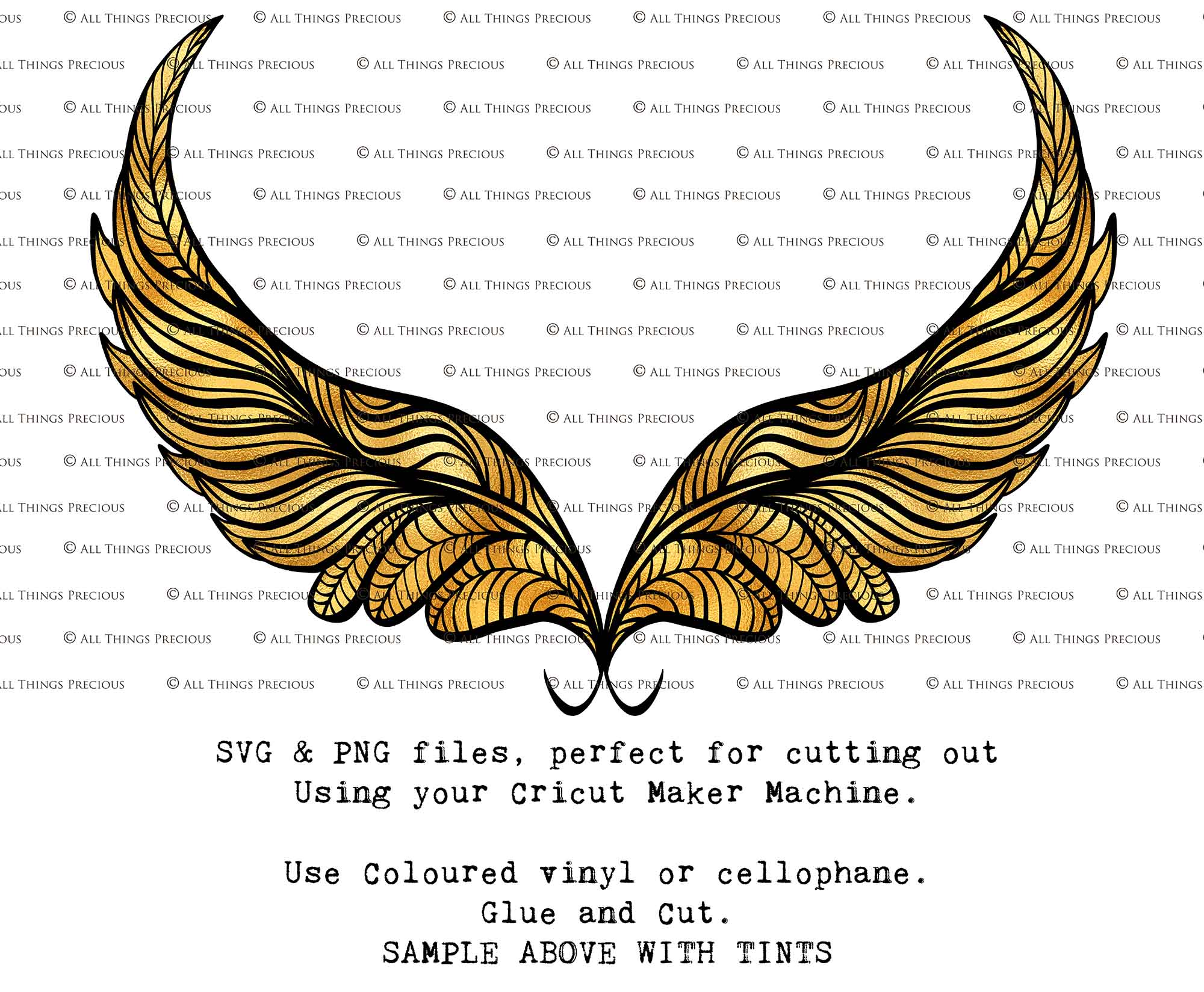 SVG & PNG Fairy Wing files for Cricut or Silhouette Cameo Cutting Machine. To create wearable fairy wings, in adult or children sizes. Graphic design for Halloween Costumes, Fantasy or Cosplay or photography. Print for weddings, engagements, baby shower invitations. DIY Printable. Fairycore, Cottagecore.