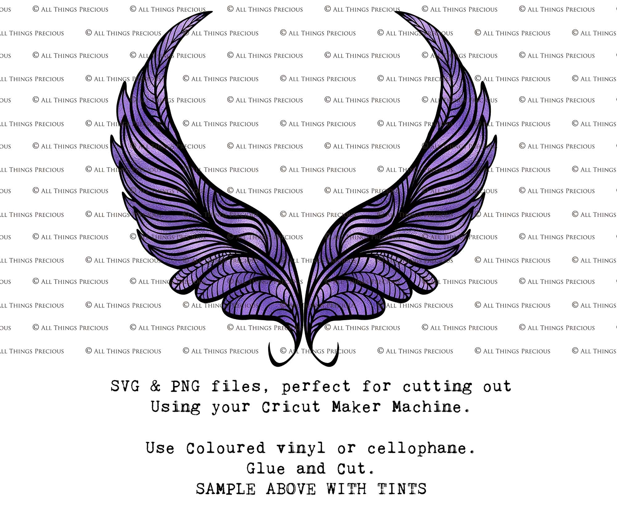 SVG & PNG Fairy Wing files for Cricut or Silhouette Cameo Cutting Machine. To create wearable fairy wings, in adult or children sizes. Graphic design for Halloween Costumes, Fantasy or Cosplay or photography. Print for weddings, engagements, baby shower invitations. DIY Printable. Fairycore, Cottagecore.