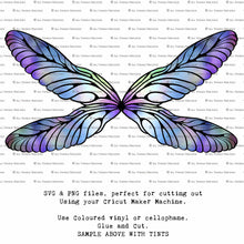 Load image into Gallery viewer, SVG FAIRY WINGS for CRICUT - Set 47
