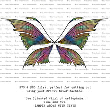 Load image into Gallery viewer, SVG FAIRY WINGS for CRICUT - Set 54
