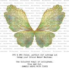 Load image into Gallery viewer, SVG FAIRY WINGS for CRICUT - Set 60
